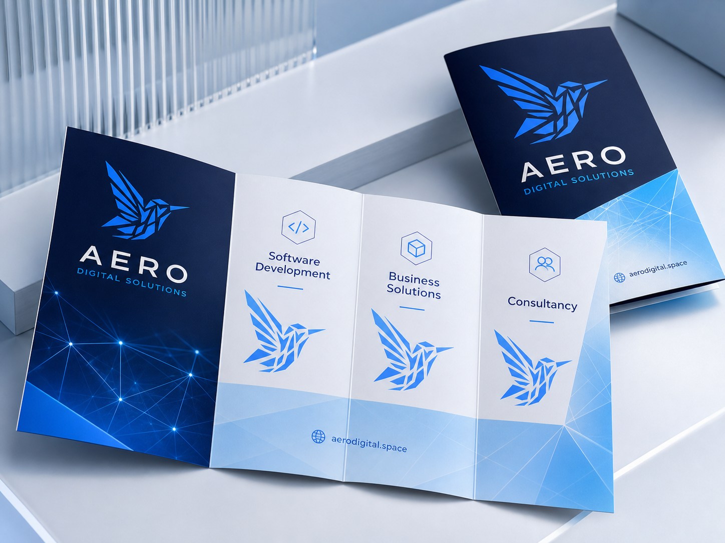 Aero trifold brochures
